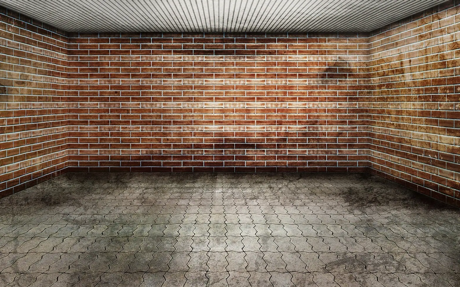 Space, empty and garage